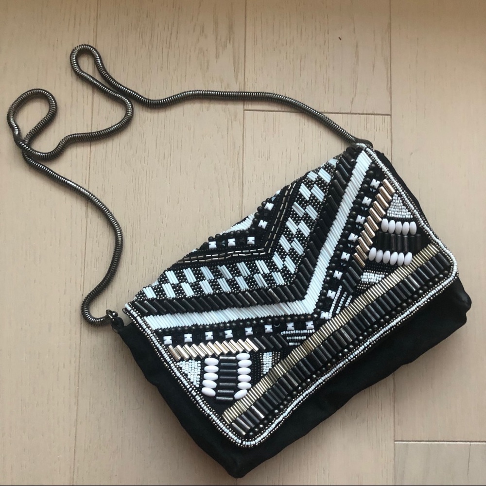 H&M Intricate Beaded Detailing Clutch/Purse